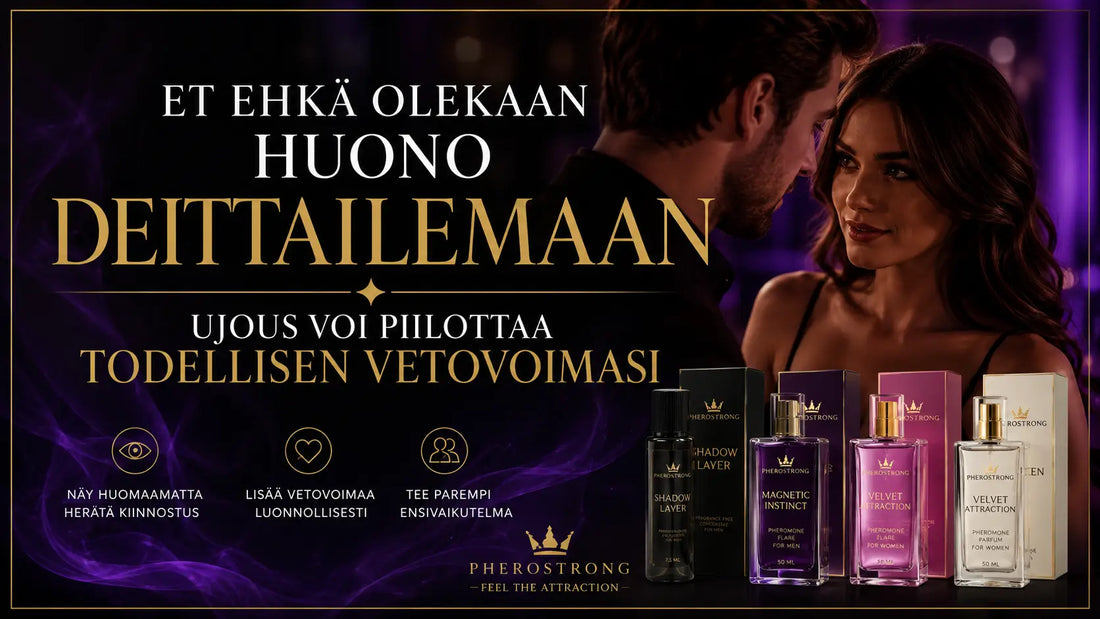 Et ehkä olekaan huono deittailemaan – ujous voi piilottaa todellisen vetovoimasi