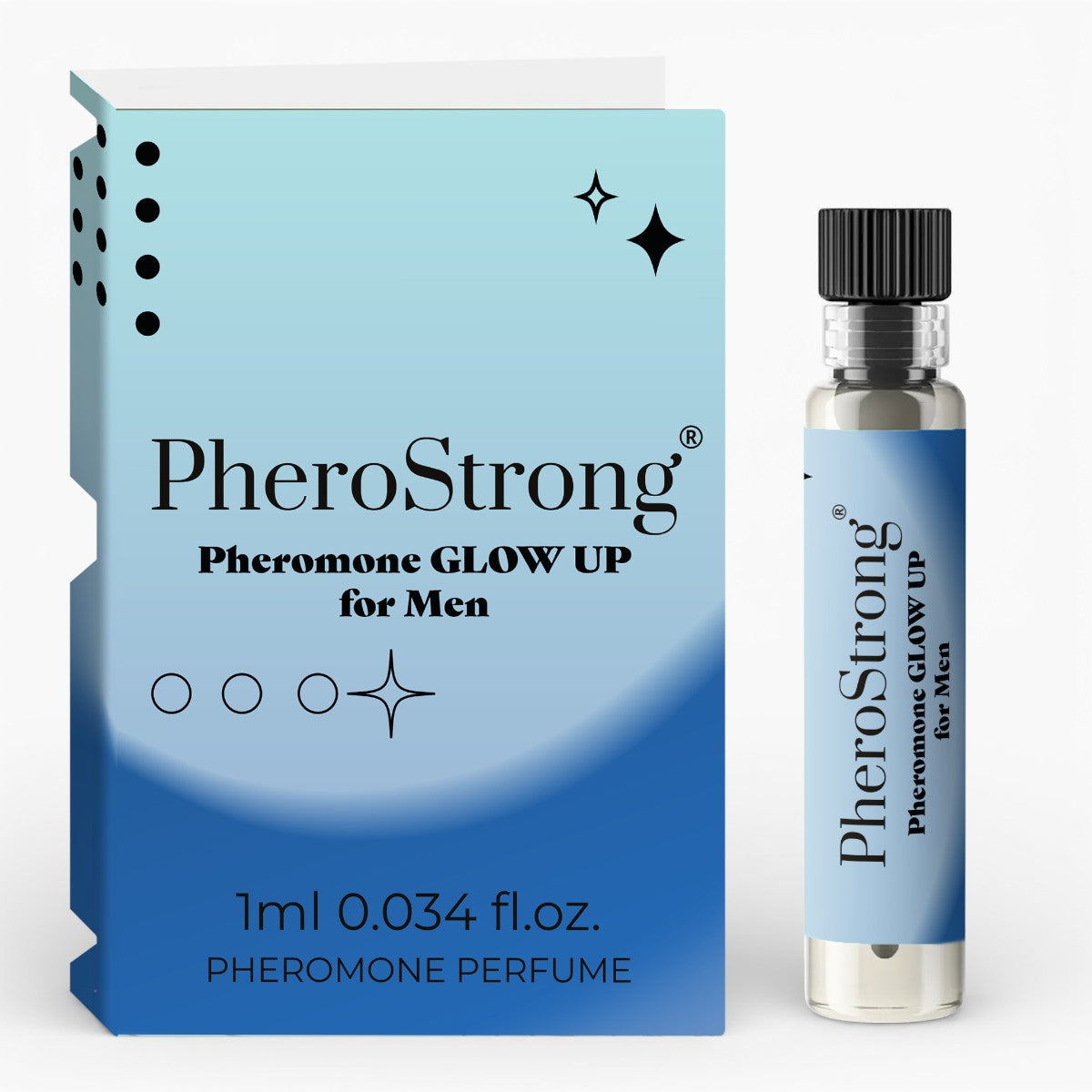 Dark Attraction - Feromonituoksu miehille – PheroStrong Glow Up 1 ml