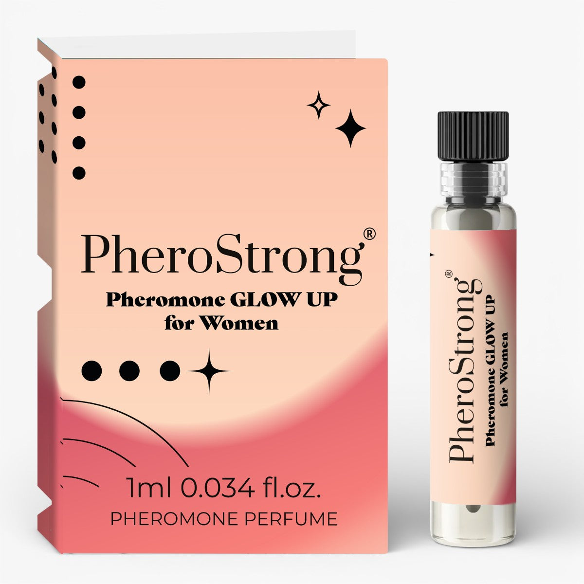 Radiant Attraction – Feromonituoksu naisille – PheroStrong Glow-Up 1 ml