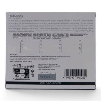 Desire Cities – Feromoniparfyymi Discovery Set naisille – HOT Pheromone Perfume Tester-Box LMTD Women 4x5 ml