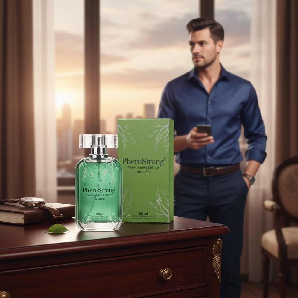Silent Attraction – Feromonituoksu miehille – PheroStrong Entice 50 ml